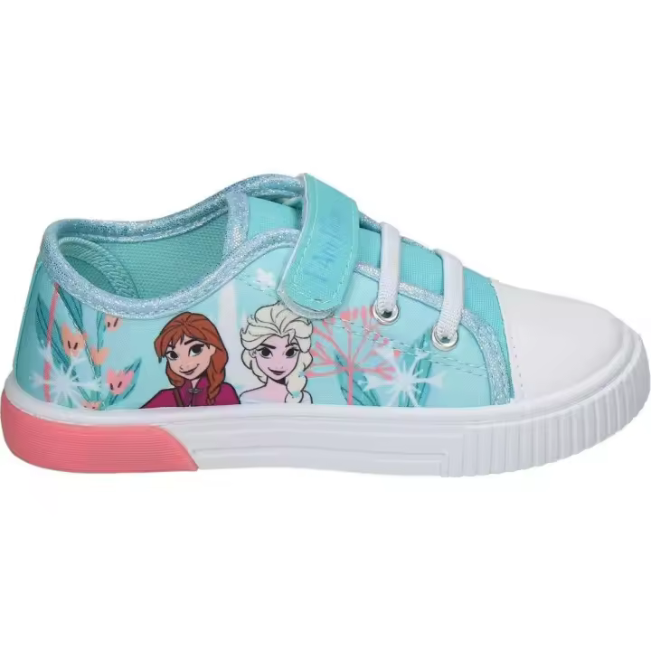 LEOMIL | Zapatillas con Velcro FROZEN para Niña - Lonas Infantiles de Princesa Frozen en Azul - Modelo FZ013295 - 1