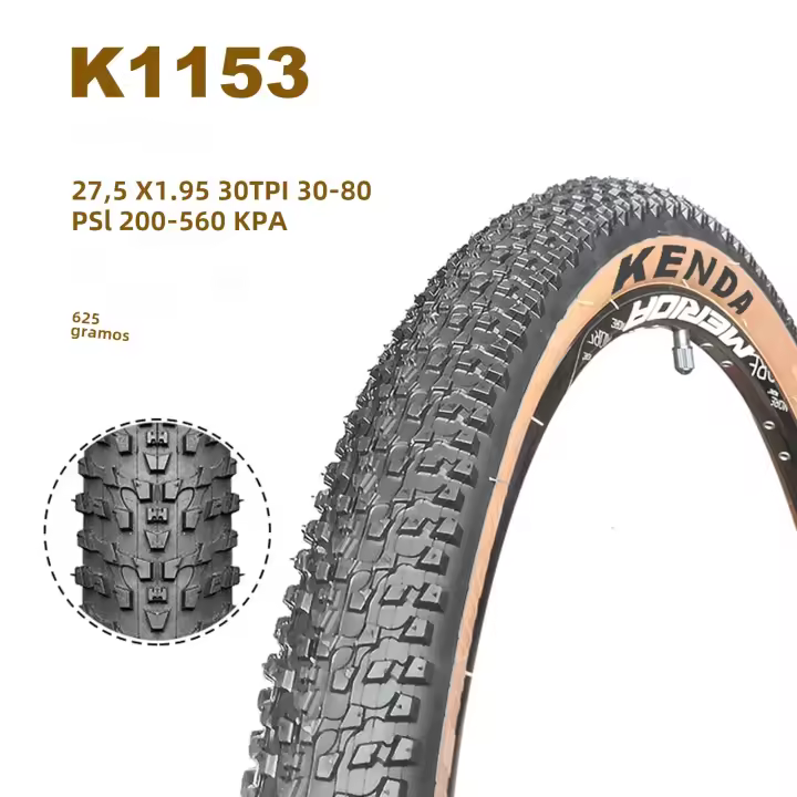 Pneumático De Bicicleta De Montaña 30TPI 27.5×1.75 / 27.5×1.95 Neumático Antideslizante Para Mountain Bicycle Reemplazo De Neumáticos - 1