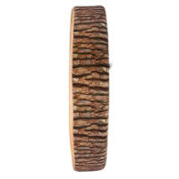 Cojín De Pluma Suave De Diseño De Madera Natural Para Hogar Y Camping Estilo Cilíndrico Cubierta De Peluche Suave 1 Pieza - details 3