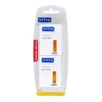 Pack Vitis Seda Dental Con Cera, 2 X 50 M - 1