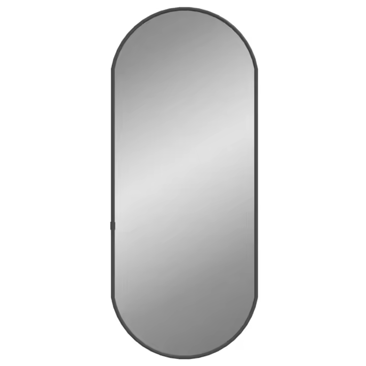 Espejo bañoEspejo de pared ovalado negro 60x25 cm - 1