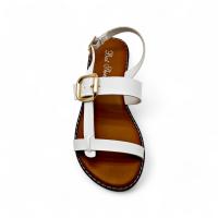 Calzados soraia✨ Sandalias Planas de Mujer con Pulsera Ajustable – Diseño de Tiras Cruzadas Elegantes – Zapatos de Verano Cómodos y Versátiles para Diario, Playa, Paseo o Fiesta ✨ Liso Bohemio - details 5