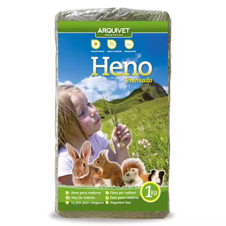 ARQUIVET Heno prensado - 1 Kg - 1