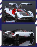 Modelo De Coche Pagani Huayra a Escala 1:24 Con Acción De Retroceso Retro Para Regalo Perfecto Para Enthusiasts De Carreras Y Coleccionables De Exposición - details 19
