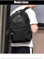 Mochila Casual Para Hombres De 14 Pulgadas Multifuncional Con Carga USB Impermeable De Tela Oxford Estudiante Escuela - details 6