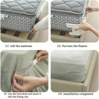 4PCS Clip De Rincón Para Sábanas Resistentes Y Fuertes Cinturones Para Matraces Para Evitar Sábanas Sueltas Y Deslizantes Soporte De Sábanas Para Cama - details 5