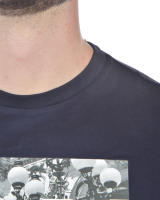 Emporio Armani Camiseta Algodón Hombre Azul 3Z1T751JPZZ 922 - details 5