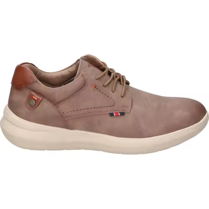 REFRESH | Zapatos Casual Refresh para Hombre – Zapato Cómodo en Color Taupe – Zapatos con Cordones – Cómodos y Ligeros – Versátiles – Combinables – Modelo 172140 - 1