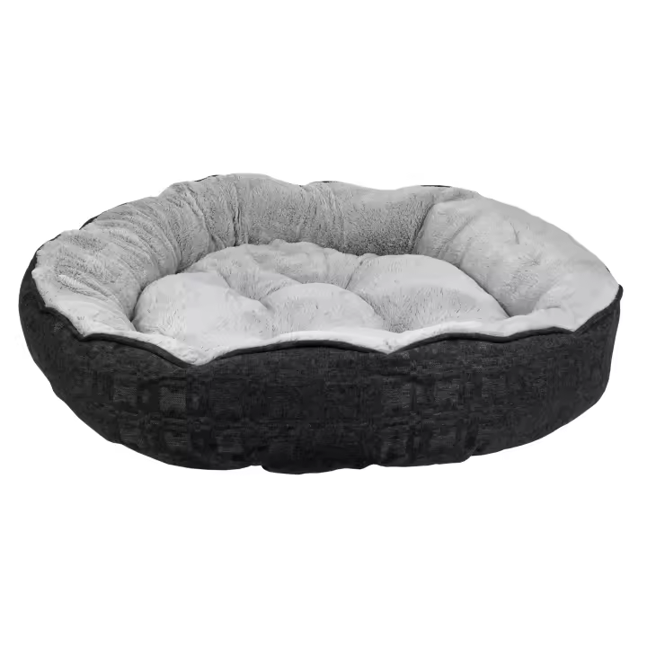 Cofan Cama Antiestrés para Mascotas | Modelo Bombón | Tamaño L | Color Gris | para Perros Medianos - 1