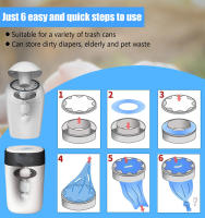 Bolsas De Refill Para Diaper Para Bebé Compatible Con La Cesta De Basura Angelcare Saco De Basura Para Tommee Tippee Y Sangenic - details 3