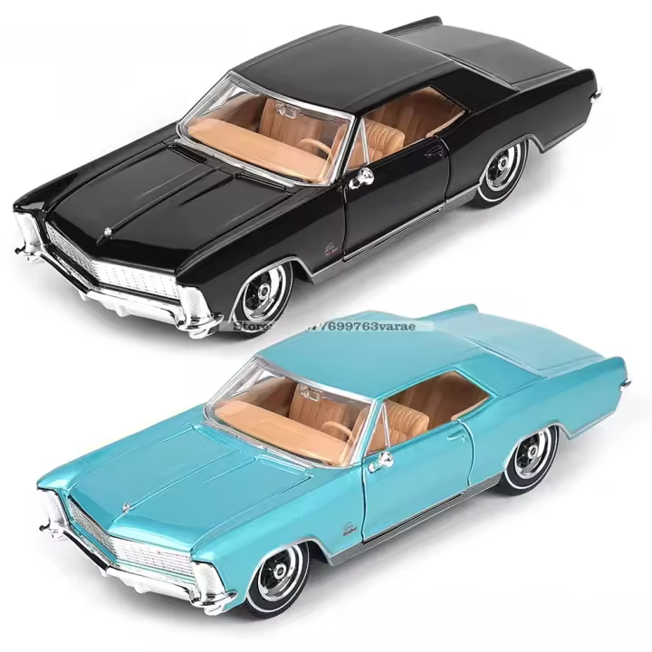 Modelo De Coche De Aleación Maisto 1:26 1965 Buick Riviera Decoración Artesanal Colección Juguete Regalo Fundido a Presión - 1