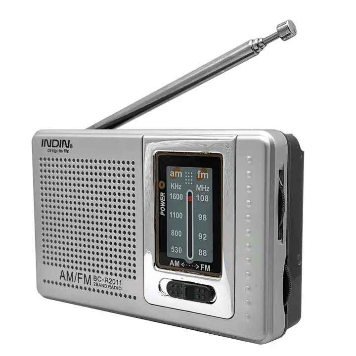Radio FM Portátil, Am FM Transistor Radio DSP Chip Mini Radio Digital Reproductor de Música con Altavoz, con Conector para Auriculares con Altavoz - 1