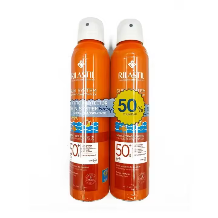 RILASTIL SUNSYSTEM DUPLO SPRAY TRANSPARENTE NIÑOS - 1