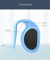 Cepillo De Aseo Para Perros Y Gatos Herramienta De Desenredado Con Cuchilla Para Eliminación De Pelo Plástico Material Tamaño Único - details 2