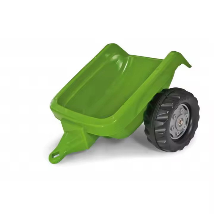 Rolly Toys Remolque Verde para Correpasillos - Tráiler de Juguete para Niños de 2½ a 10 Años - Carga Hasta 15 Kg - 1