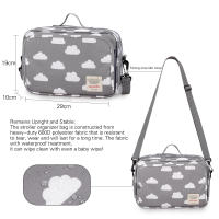 Bolsa De Diaper Para Bebé Impermeable Con Doble Manija Estampado De Moda Para Uso Desechable Y Reutilizable Bolsa De Agua Para Maternidad - details 18
