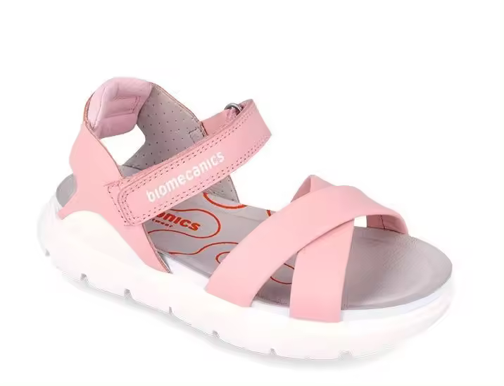 Sandalias Niña Biomecanics Gama Bioevolution Piel Rosa Cipria - 1