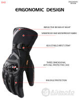 SUOMY Guantes De Motocicleta Para Hombre Y Mujer Impermeables Y Antigolpes Para Motocross Función Táctil Para Teléfonos Móviles - details 8