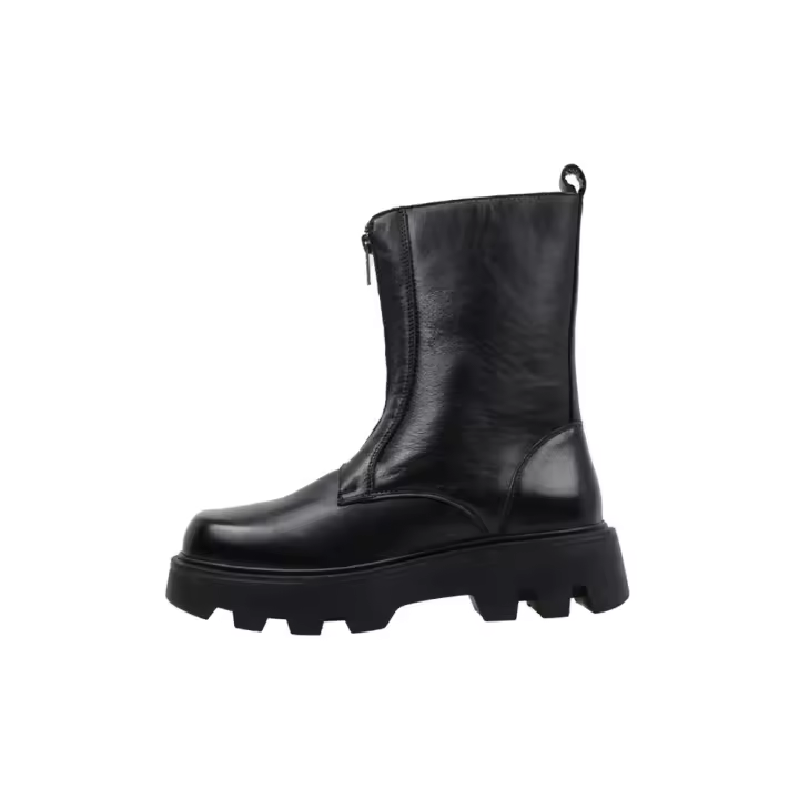 Sandra Fontán OSSOUE Botines Planos Mujer Negro - 1