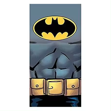DC - TOALLA BATMAN - Microfibra Súper Suave - Secado Rápido - Tamaño 70x140 Cm - 1
