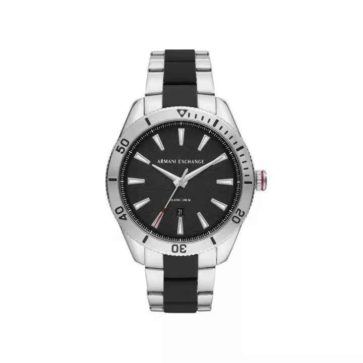 Reloj Armani Exchange Enzo ORIGINAL bicolor con brazalete de acero AX y garantía y packaging OFICIALES  de la firma - 1