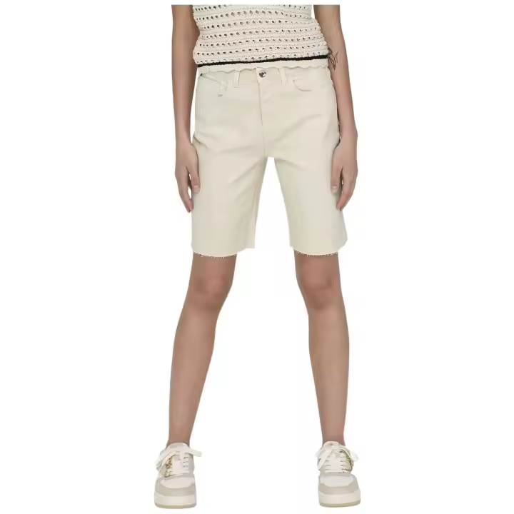 Pantalon Corto Only Onlemily para mujer en color beige - 1