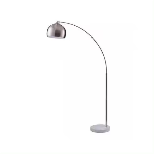 CRISTAL RECORD Lámpara de Pie Noova Níquel 1xe27 - Iluminación Led Interior - 1