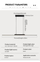 Lámpara Colgante Moderna Y Sencilla Para Comedor Y Cocina Lámpara De Pared Para Sala De Estar Iluminación Doméstica Decorativa - details 12
