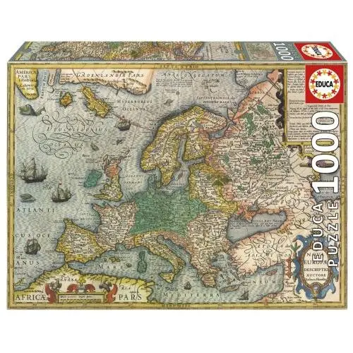 PUZZLE 1000 PIEZAS MAPA DE EUROPA - EDUCA BORRAS - 1