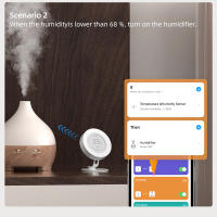 Sensor De Temperatura Y Humedad Inteligente AVATTO Tuya ZigBee Pantalla E-ink Batería De Bajo Consumo Compatible Con Alexa Google Home - details 11