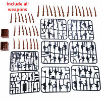 Bloques De Construcción WW2 MOC Wars Set Juguetes Para Niños SWAT Accesorios De Soldado Aleman Compatible Con Lego ABS Material No Batería Incluida - details 4