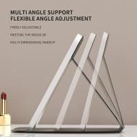 Espejo De Maquillaje LED Dimmable En 3 Colores Con Pantalla Táctil Recargable Para Viajes Y Uso Doméstico Espejo Cosmético Plegable - details 4