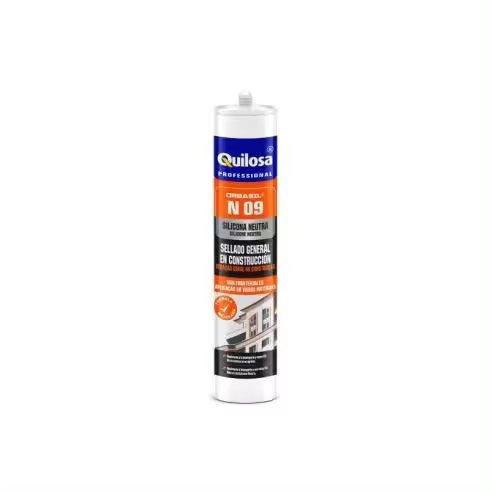 QUILOSA SILICONA NEUTRA N09 BLANCA TUBO 300 ML. - 1