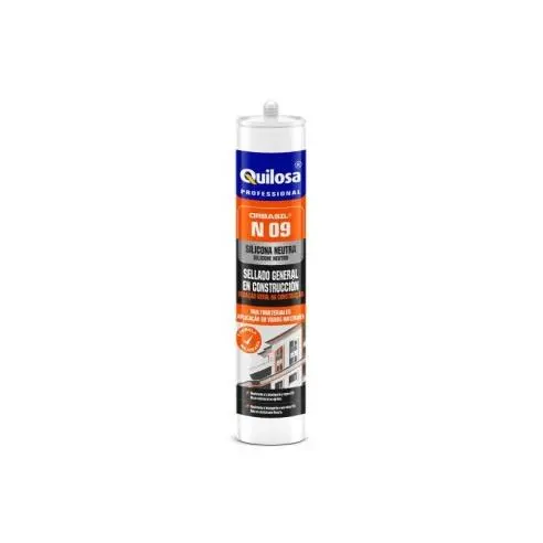 QUILOSA SILICONA NEUTRA N09 BLANCA TUBO 300 ML. - 1