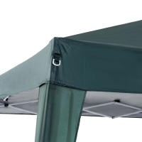 Carpa plegable para Fiestas de 2,4x2,4 m with Protección UV, plegable y portátil, incluye Bolsa de Transporte para Jardín y balcón, Maple Green - details 5