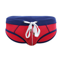UXH Ropa De Baño Para Hombres Con Empuje Azul Boxer Briefs Hombre Sexy Transpirable Traje De Baño Corto De Playa Sunga - details 6