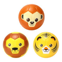 Bola De Fútbol Para Niños Mini Bola Educativa De Animales De Dibujos Animados Suave Y Portátil Para Practica Y Entrenamiento Interior Y Exterior - details 5