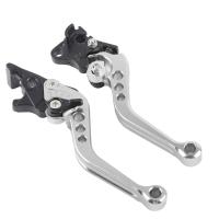 Par De Manillares De Freno Y Embrague De Aluminio Duradero Para Motocicleta Modificación Reemplazo De Palanca De Freno En Rueda - details 0