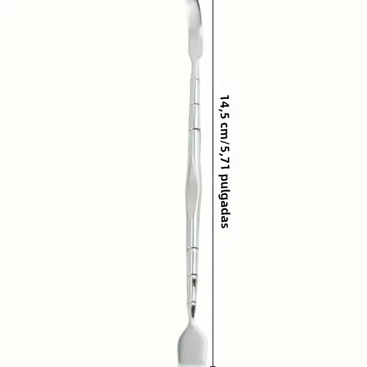 Extructor De Puntos Negros Y Acné De Acero Inoxidable Doble Punta Herramienta Multifuncional Para El Rostro Eliminador De Comedones - 1