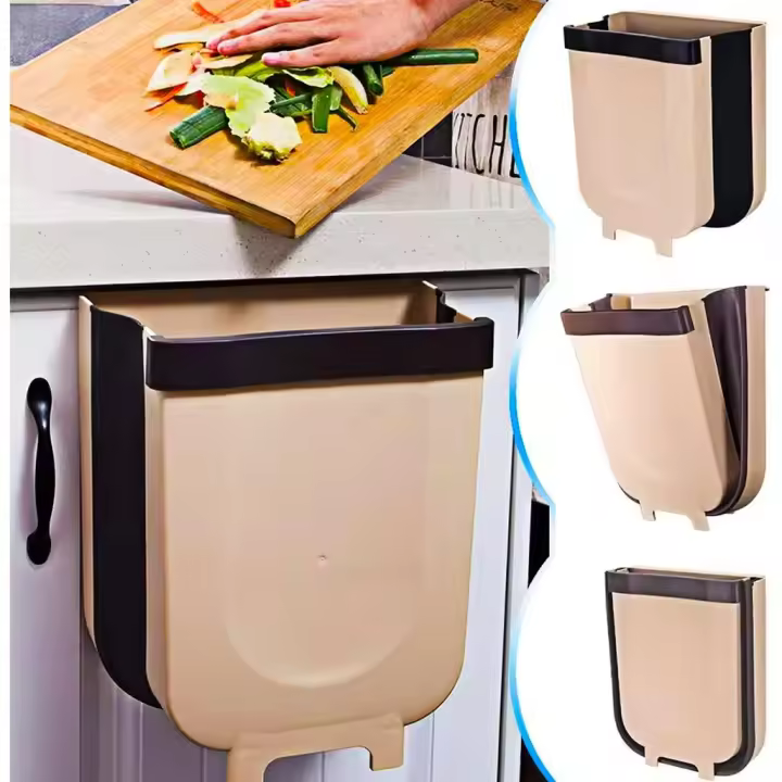 Generica Cubo de Basura Plegable Multiusos para Cocina, Baño y Oficina - 1