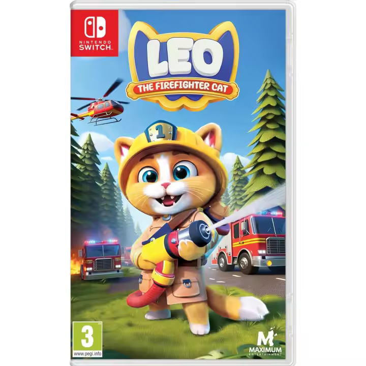 LEO THE FIREFIGHTER CAT SWITCH PAL ESPAÑA NUEVO FISICO PRECINTADO ESPAÑOL  - PLAION - 1
