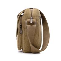 Bolso Bandolera De Lona Vintage Para Hombre Gran Capacidad Antirrobo Bolso Pequeño De Exterior Resistente Al Desgaste Monedero Negocios Bolsa De Hombro - details 5