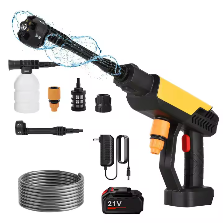 Pistola de agua de alta presión para lavado de coches, herramienta de riego de jardín para batería Makita de 18V, 3500W, 200bar - 1