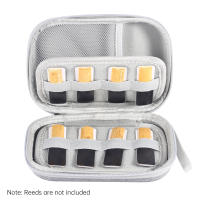 Estuche Portátil Para Cañas Muspor Para Clarinete Y Saxofón Capacidad De Almacenamiento Para 20Pcs Impermeable Y Con Holder De Transporte - details 11