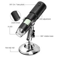 Microscopio Digital WiFi Inalámbrico Analizador De Piel Facial Con Magnificador De Poros Detecta Escalpelo Profesional Acrílico USB - details 15