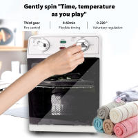 Esterilizador de herramientas para uñas, máquina de limpieza, temporizador de gran capacidad, caja seca multifuncional de alta temperatura de 8L, acero inoxidable para el hogar - details 0