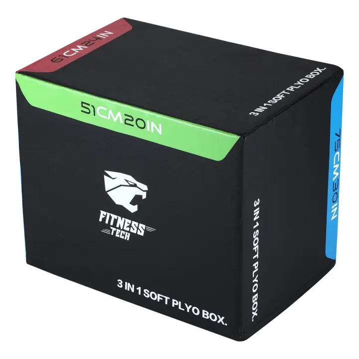Fitness Tech Cajón Pliometrico Foam 51×61×75cm Material para entrenar el equilibrio - 1