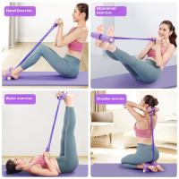 Banda De Resistencia Multifuncional Para Entrenamiento De Muslos Y Piernas Equipo De Fitness Portátil Pedal Elástico Estiramiento Y Adelgazamiento - details 15