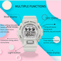 Reloj Deportivo Militar SANDA G Style Para Hombre Y Mujer Pantalla Digital LED Reloj Luminoso Resistente Al Agua Con Luz Trasera Y Alarmas - details 6