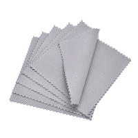 Paño De Pulido De Joyería Doble Cara 60mm 80mm 100mm Para Oro Y Plata Herramientas De Limpieza 10-30Pcs Microfibra - details 8